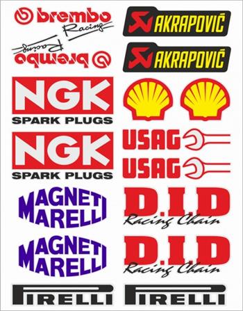 QUATTROERRE NÁLEPKY SET