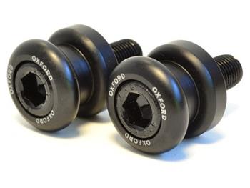 Rolny - adaptéry kývne vidlica pre osadenie zadného stojanu, OXFORD (skrutka M10, jemný závit 1,25, alu zliatina, cierne)