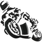 Samolepka 3D motocykel