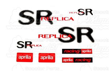 Samolepka - sada APRILIA REPLICA / SR ,velký