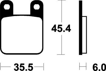 SBS 105HF Brzdové desticky Bendix MOTO