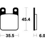 SBS 105HF Brzdové desticky Bendix MOTO