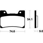 SBS 645HS Brzdové desticky SBS MOTO