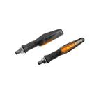 Sekvenčné smerové svetlá PIN čierna homologated