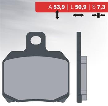 Sintered brake pads 38 BRENTA FT4035
