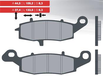 Sintered brake pads 63 BRENTA FT4091
