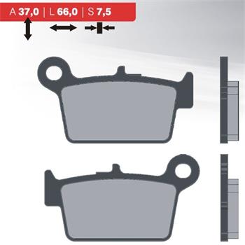 Sintered brake pads 96 BRENTA FT4101