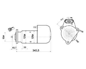 Štartér VOLVO FH12
