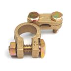 Svorka na akum. + 19mm, 25-50mm2- mosadz