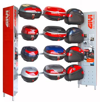 Z 6012 stojan na 12 kufrů (4 Monolock + 8 Monokey) - vxš=2x2,5 m