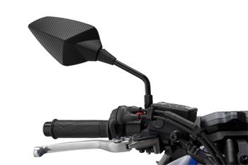 Zpätné zrkadlo RS1 WITH BAR carbon look vľavo (vrátane súpravy adaptérov)