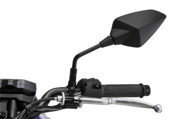 Zpätné zrkadlo RS1 WITH BAR carbon look vpravo (vrátane sady adaptérov)