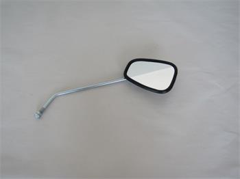 Zrkadlo oválne s tyčkou,gumový lem, pravá strana - JAWA 634