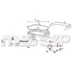 ZV 47FNM spodní víko kufru V 47 kompletní, černé